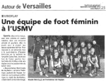 équipe féminine Foot